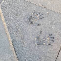 J.K. Rowlings Handabdrücke