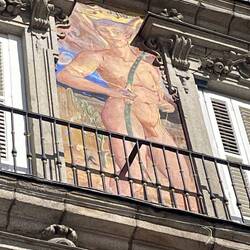 Fresco in Plaza Mayor