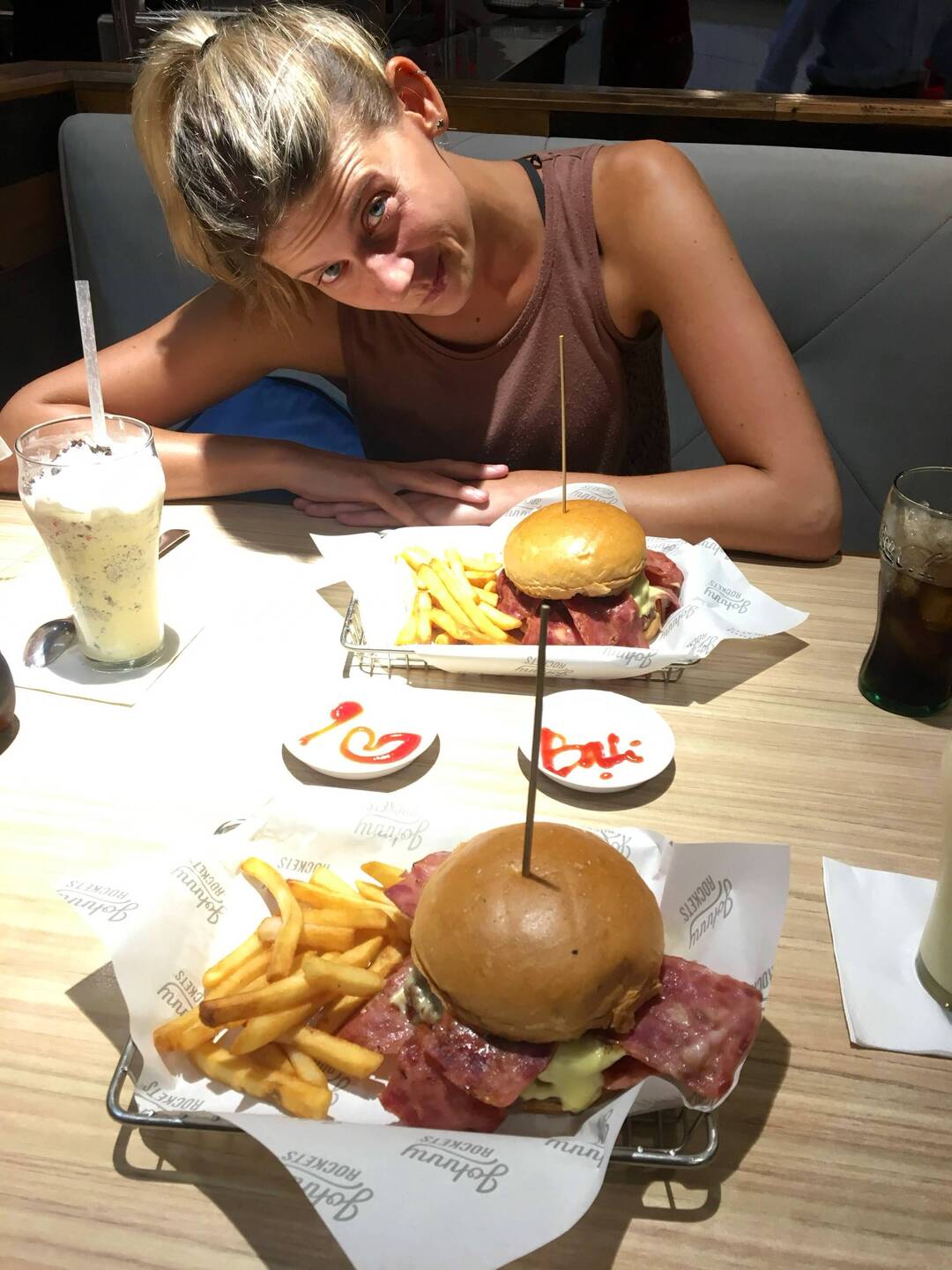 Ein letztes Essen in Bali :)