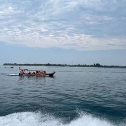 Smaller boats at the shore of Lombok