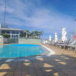 Pool day on top of the Parc central.
