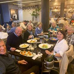 Thanksgiving dinner at our new fav restaurant Elfresco