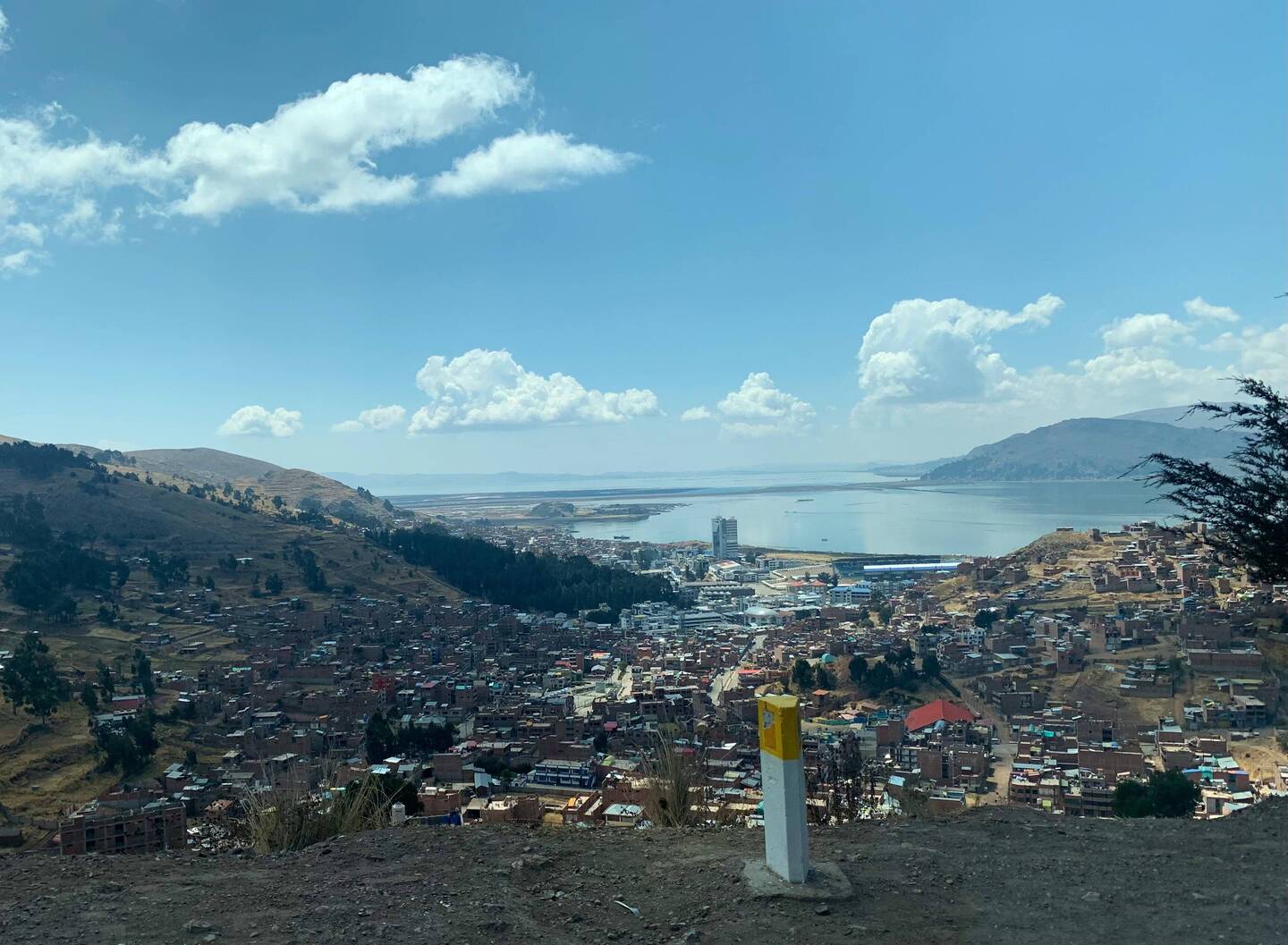 Last view of Puno & Lake Titicaca