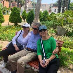 Jim chillin with the "girls"