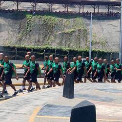 Lifeguards heading to work - I think