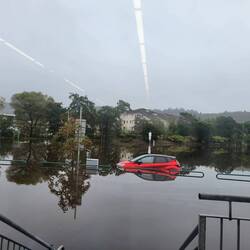 This was the hardest hit area in Oban