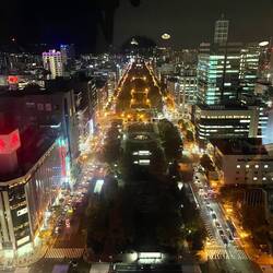 Unter uns der Odori Park