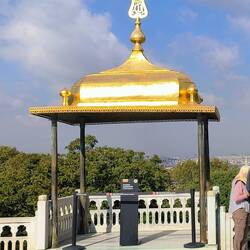 The Sultan would break his Ramadan fast in this gold pavilion