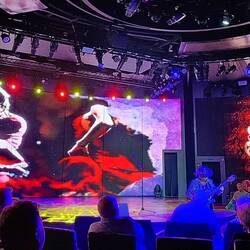 Guitar performance... Tad cheesy, wasn't our favourite 🎸🙄