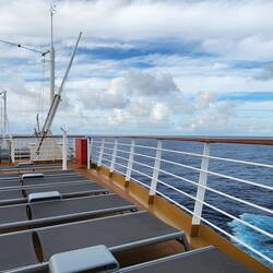 Aft pool deck