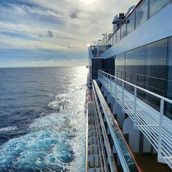 Warm calm afternoon on the Atlantic