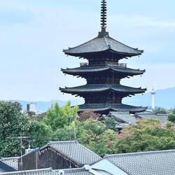 Pagoda Adjacent to Former Imperial Palace in Kyoto