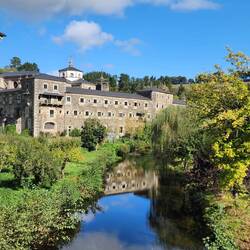 Part of the monastery from in town.