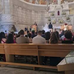 Livegesang begleitet von Geige und Klavier während der Trauung