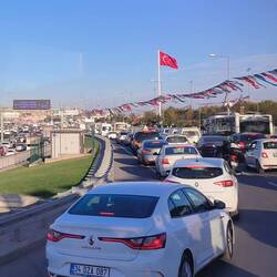 Traffic is horrendous