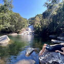 Exhausted! I'm not climbing that!