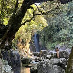 We found it, Hidden Falls 😍