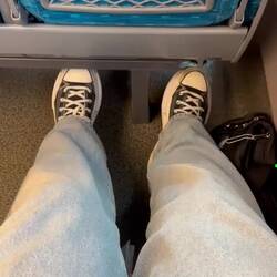 Sehr viel Beinfreiheit