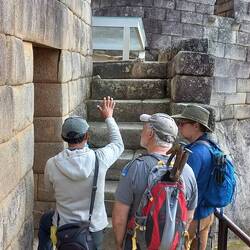 L'apertura in vetro era la fessura per far entrare il Sole