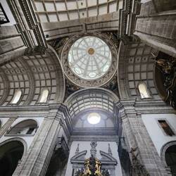 Cupola in the church nave