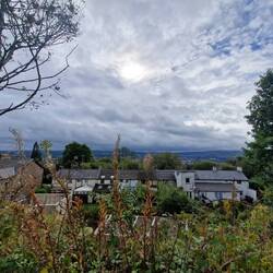The view of Blackburn wasn't the best from the trig point.