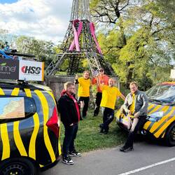 La petite tour Eiffel auf dem Weg - leider hat kein Fotograf unseres Vertrauens das Foto gemacht