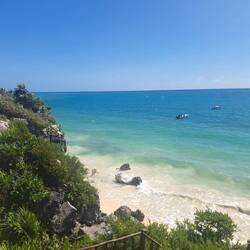Der Strand war geschützt und unbetretbar, da ein Naturreservat.