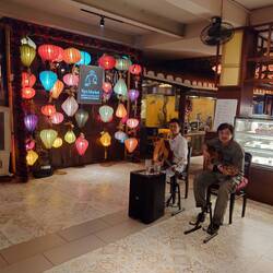 Live music inside restaurant