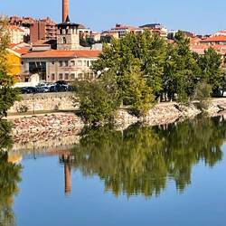 Looking across to Zamora