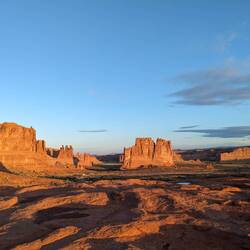 Arches at sunrise