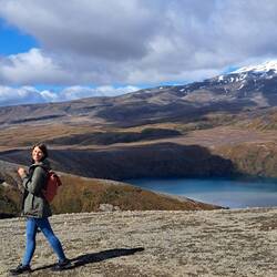 Auf dem Tama Lakes Track im Tongariro Nationalpark: 17,6 km