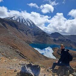 Schicksalsberg mit upper Tama Lake