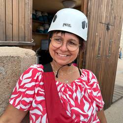 Vor dem Treppenabgang...