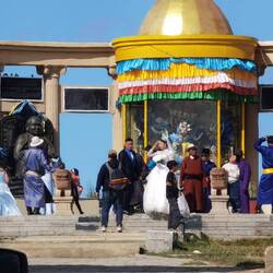 Eine Hochzeit, die wir zufällig mitbekommen