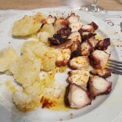 Pulpo y patatas