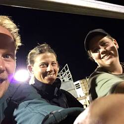 Wir beide mit Montana