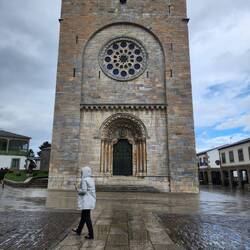 A church in one of the plazas