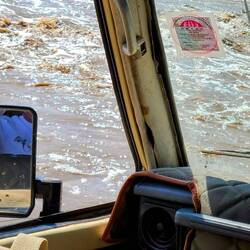 The water is pretty deep in spots.