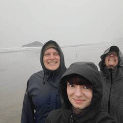 Der Beweis, dass wir am Long Beach waren.