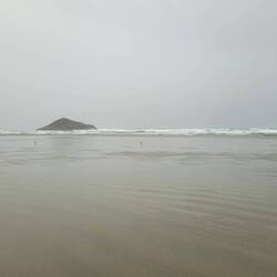 Wir waren auch am Long Beach - bekannter Strand.