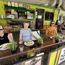 Indo for lunch in Cairns with Jenny