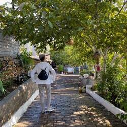 Upper entrance to the breakfast garden — Söke, Aydın.