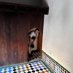 die Leute waren früher wohl etwas kleiner, als wir