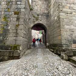 The city gate into the old part of town