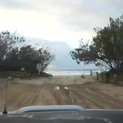 Auffahrt in Eurong auf den Strand-Highway