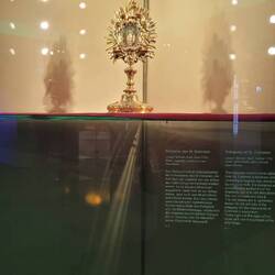 Monstrance with bone of St Kololmen
