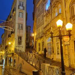 Altstadt von Coimbra by night!