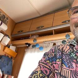 Kaffeepause nach Ankunft auf SP Manthelan