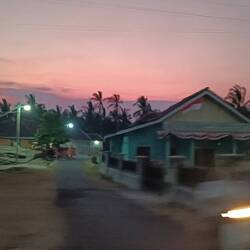 Last sunset on Sumatra, taken from a Bike-Taxi 😅