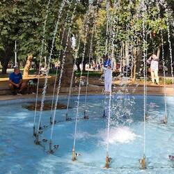 a beautiful park in the city